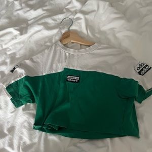 adidas crop top size xs